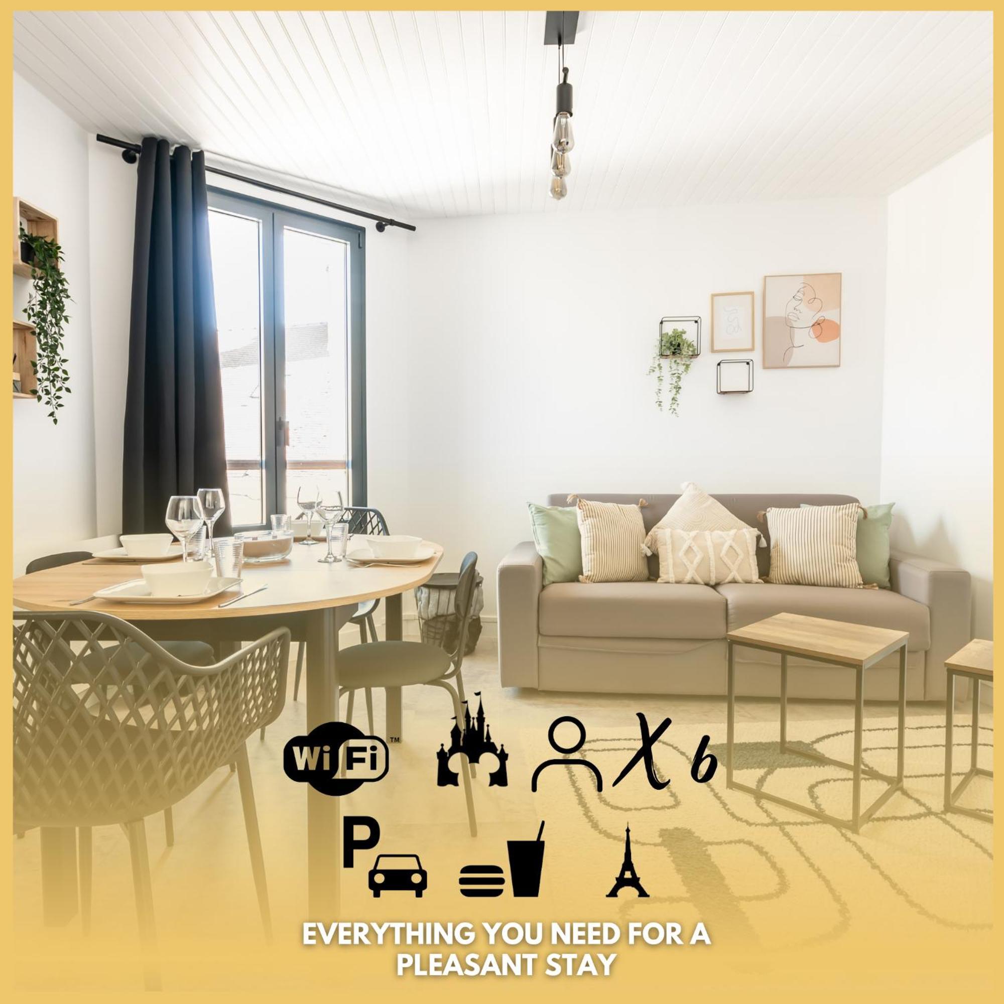 Le 27 - Appartement Cosy - Disney 15Min Crecy-la-Chapelle Exteriör bild